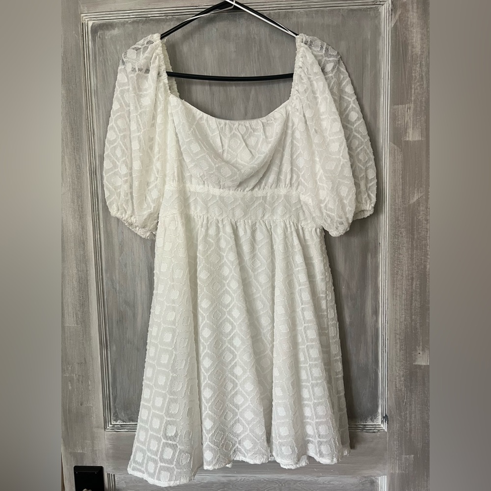 White lida kate dress